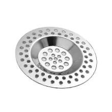 Drain Hair Catcher Stainless Steel Kitchen Sink Strainer Plug Shower Bathroom Plug Hole Hair Catcher, Drain Protector Filter(4pcs, Silver)