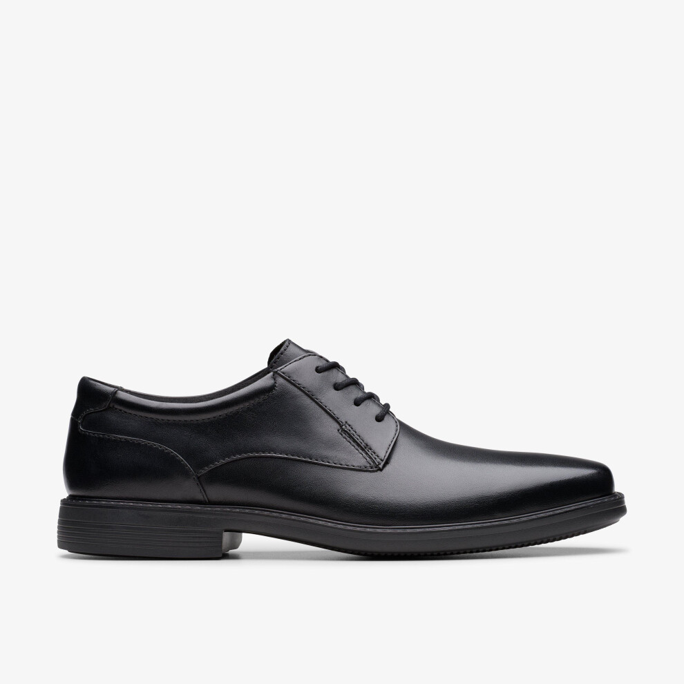 New Clarks Men's Wendelllaceii Leather Black 26170833