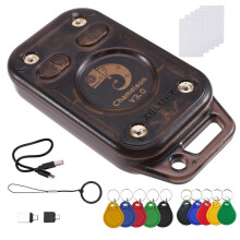 Chameleon V3.0 RFID  Chip Reader Emulator ID IC Card Tag Copyer NFC Read Writer+15PCS UID/CUID Keychain Card Kit