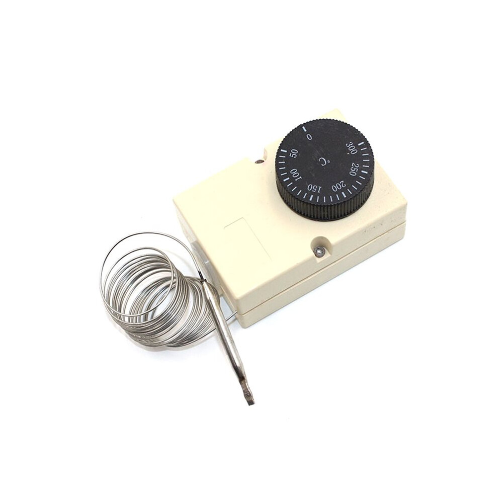 50-300C Electrical Appliance Knob Control Capillary Thermostat Temperature 50-300C W/Covered Knob Temperature Controller 6031166264658