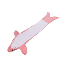 Adult Hoodie Shark Blanket Flannel 170cm Pink