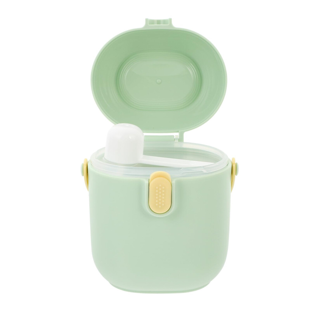 Baby Formula Dispenser with Spoon, LeakResistant MultiCompartment Travel Snack Container, Easy Clean Stackable Box