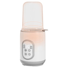 Portable Bottle Warmer with Automatic Temperature Control, Fast Milk Heating for Travel and Night Feeding
