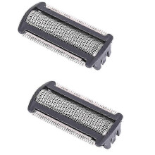 (Black) 2 PCS BG2000 Replacement Shaver Foil for Electric Shaver BG2024 BG2025 BG2026 TT2021 TT2022 Wet & Dry Blue