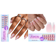 Cat Eye Press On Nails 3in1 Adhesion Boost Soft Gel Almond Tips Builder Gel Coat Included