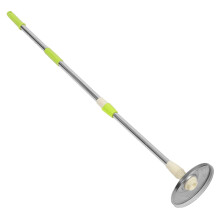 Stainless Steel Spin Mop Handle with 360 Rotation, Telescopic Design, Detachable and Durable Pole for Easy Cleaning