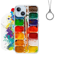 Artistic Multicolor Paint Palette TPU Protective Phone Case for iPhone 11 Pro, Shockproof and AntiSlip