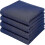 (Dark blue, 34*73cm) 6Pack 100% Cotton Terry Tea Towels Kitchen Dish Clean Hanging Loop S202412306944 1