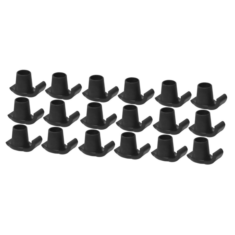 18pcs Walker Glides with Shock Absorbing Design, AntiâSlip Caps for Seniors and Concrete Floors