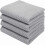 (Light gray, 34*73cm) 6Pack 100% Cotton Terry Tea Towels Kitchen Dish Clean Hanging Loop S202412306944 1