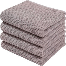 (34 x 73 cm, Braun) 6er-Pack Geschirrtücher aus 100 % Baumwollfrottee mit Aufhängeschlaufe, S202412306944