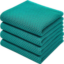 (34 x 73 cm, Blaugrün) 6er-Pack Geschirrtücher aus 100 % Baumwollfrottee mit Aufhängeschlaufe, S202412306944