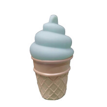 (Blue) Ice Cream - Shaped LED Night Light for Bedroom Decor - Ideal Gift