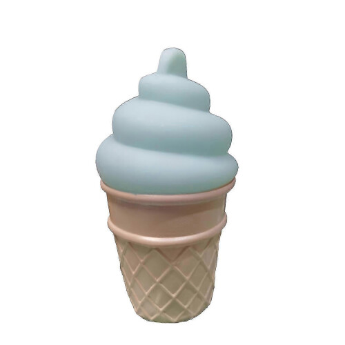 (Blue) Ice Cream - Shaped LED Night Light for Bedroom Decor - Ideal Gift