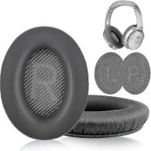 (Dunkelgrau) Ohrpolster für Bose QC35/25/15 Kopfhörer, weiche Ohrpolster aus Kunstleder, S202412305682