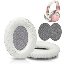 (Withe) Ohrpolster für Bose QC35/25/15 Kopfhörer, weiche Ohrpolster aus Kunstleder, S202412305682