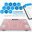 Digital Bathroom Scale with Bright LED Display, Smart Bluetooth Body Fat and Weight Tracking 3