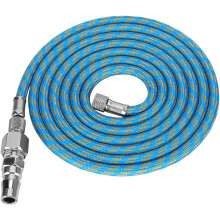 Braided Airbrush Air Hose Adapter Kit, Nylon Braided Airbrush Hose, Airhose for Spray Gun Air Compressor with 1/8in‑1/4in Airbrush Adapter Fitting