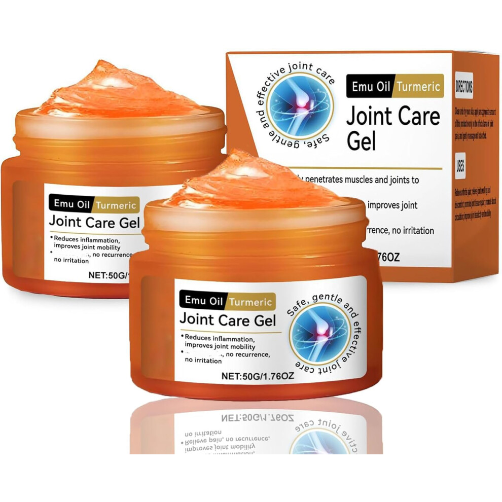 Gogerstar Turmeric Joints Relief Gel, 2Pcs Turmeric Joint Care Massage Gel