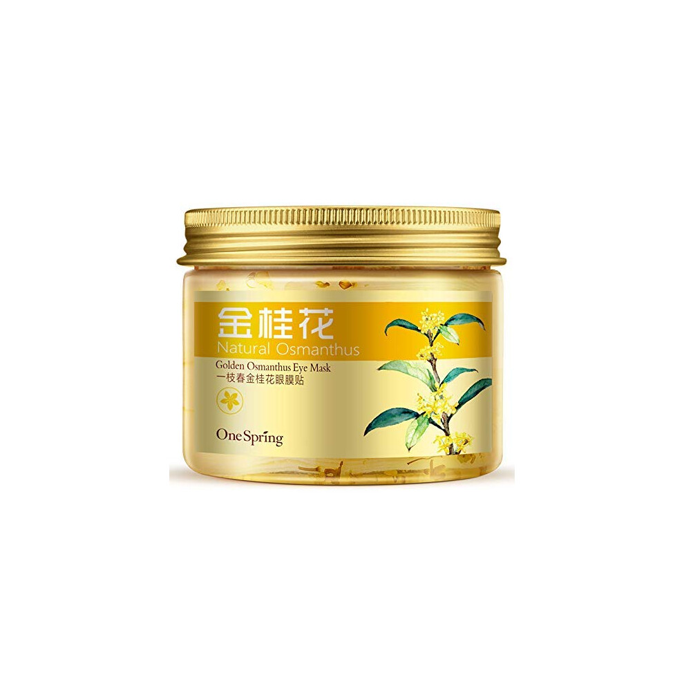 Golden Osmanthus Under Eye Mask 40 Pairs Deep Hydration Eye Patches for Dark Circles and Puffiness