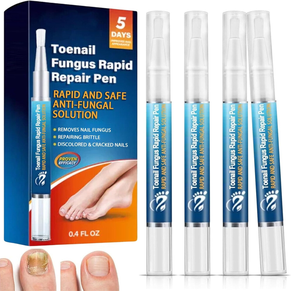 Gogerstar Fungal Nail Treatment Pens For Toenails&Fingernails,4Pcs Nail Care Fungus Treatment, Anti Fungal Nail Treatment Pens, Toe Nail Fungal Nail Repair