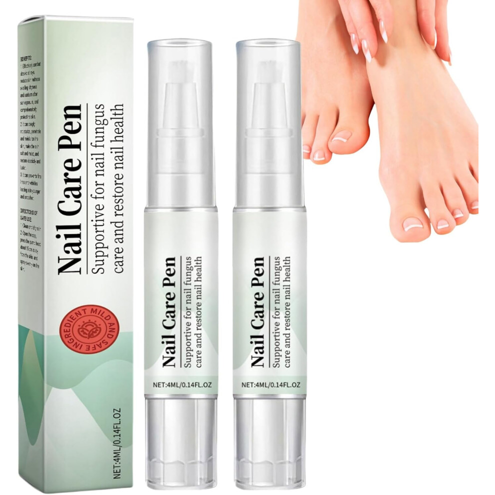 Gogerstar 2Pcs Fungal Nail Treatment Pen For Toenails And Fingernails,Nail Care Pen,Nail Fungus Treatment For Toenail,Anti Fungal Nail Treatment