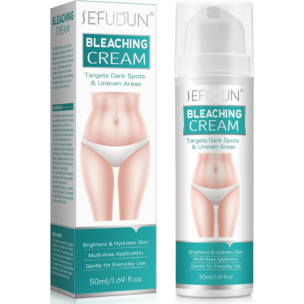 Gogerstar Cream Intimate Area Skin Lightening Skin Whitening For Intimate Areas, Underarms, Knees, Elbows & Bikini Line, All Natural Formula