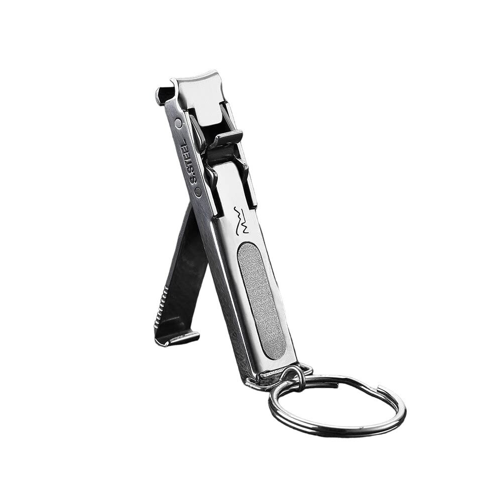 Stainless Steel Nail Clippers Set with Precision Cutting Edge and Ergonomic Grip for Travel