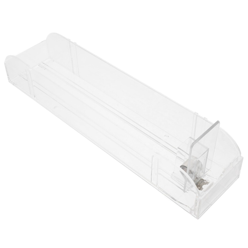 Cigarette Display Rack with Automatic Front Pusher, Clear Compact Stand for Retail Shops and Stores