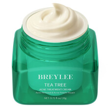 Tea Tree Acne Cream 20ml, Acne Treatment Moisturizer with Glycolic Acid and Centella Asiatica for Pimples and Scars