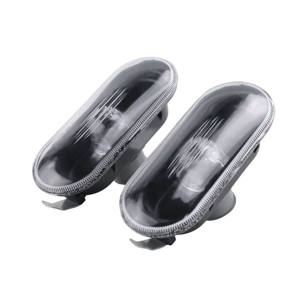 2Pcs Car Side Turn Signal Warning Lamp Cover For Mk4 Bora,B5/B5.5 ,Beetle Light/Black 6033015105259