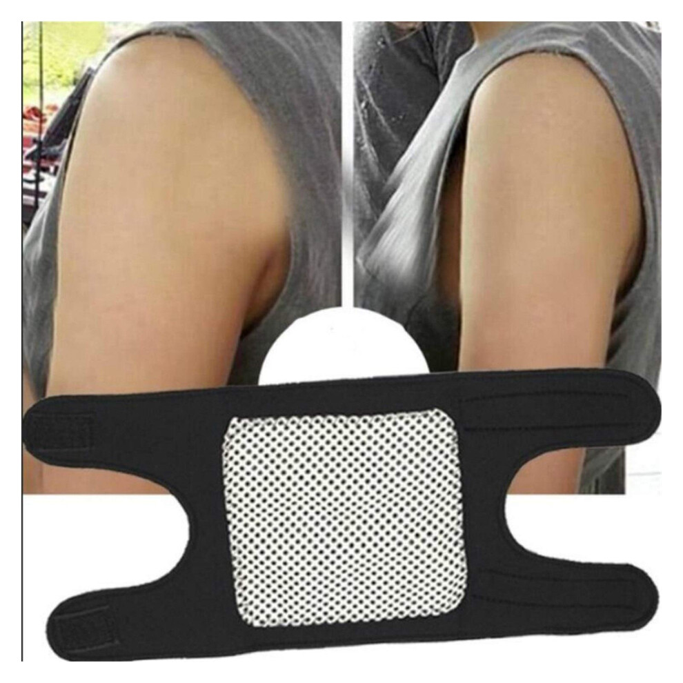 Self Heating Wrist Support Brace with Tourmaline Magnetic Therapy, Adjustable Elastic Wraps for Pain Relief, 1 Pair