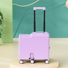Kids Ride On Suitcase 18 Inch with Lock, 360 Silent Wheels, Waterproof Hard Shell for Travel