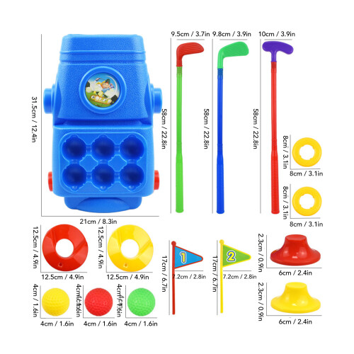 Kids Golf Set 25.4oz Plastic Toddler Indoor 1