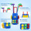 Kids Golf Set 25.4oz Plastic Toddler Indoor 8
