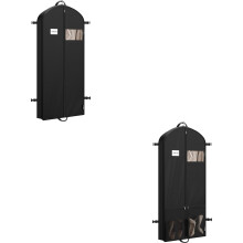 60 Inch Travel Garment Bag for Suits and Dresses, Heavy Duty 300D Polyester, Dustproof and WrinkleResistant
