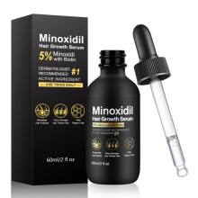 5% Minoxidil Hair Growth Serum with Biotin, 60ml Hair Regrowth Treatment for Hair Loss and Thinning