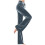Womens Wide Leg Velure Pants Solid Color Elastic-Dark Grey M 1