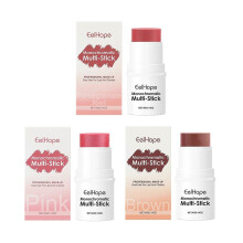 Eelhope 3-In-1 Makeup Stick Brightening, Colorful, Long-Lasting, Fade-Resistant, Moisturizing Blush And Eyeshadow