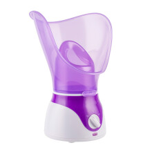 (Purple European Standard, 21.5×19×25CM) Hot spray facial steamer – hydrating aromatherapy for home. Deep-cleans nose & face. Spa-like glow.