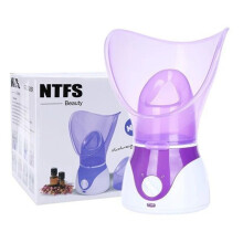 (Purple American Standard, 21.5×19×25CM) Hot spray facial steamer – hydrating aromatherapy for home. Deep-cleans nose & face. Spa-like glow.