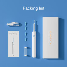 (Silicone sleeves - 4 silicone sleeves) Visual ear pick, a viral product on TikTok and Kuaishou, a smart wireless ear pick that's all the rage.
