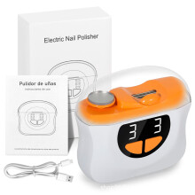 (orange color) Electric nail clippers, adult nail tools, portable automatic nail trimmer for children and babies.
