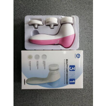 (Upgraded 3-in-1 Pink) Multifunctional 7-in-1 Electric Facial Cleansing Brush, Facial and Body Massager, Beauty Cleanser