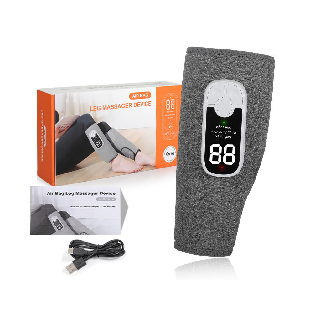 Black (Black) Constant Temp Hot Compress Leg Massager, Air Wave Slimming & Calf Massage. Electric Pneumatic.