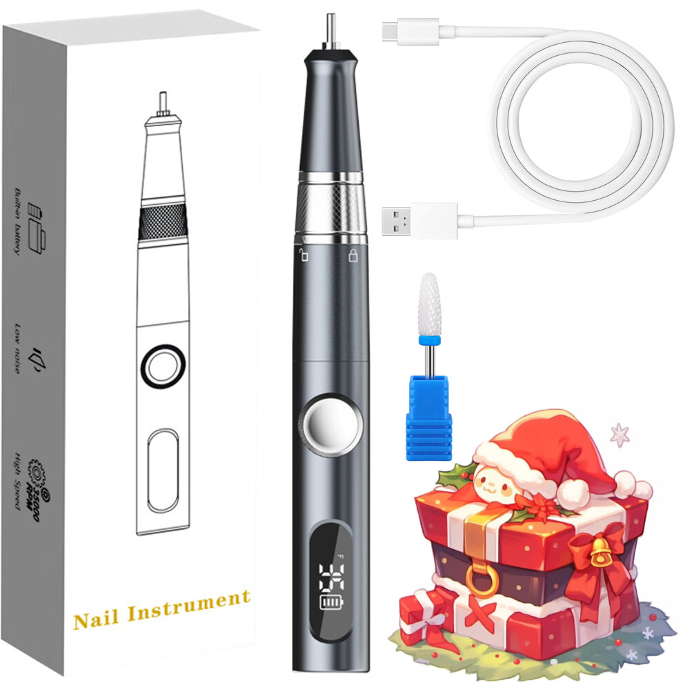 (nail polish) Nail file machine, small tool, nail remover, portable nail machine with LCD screen, electric nail clippers, nail filer
