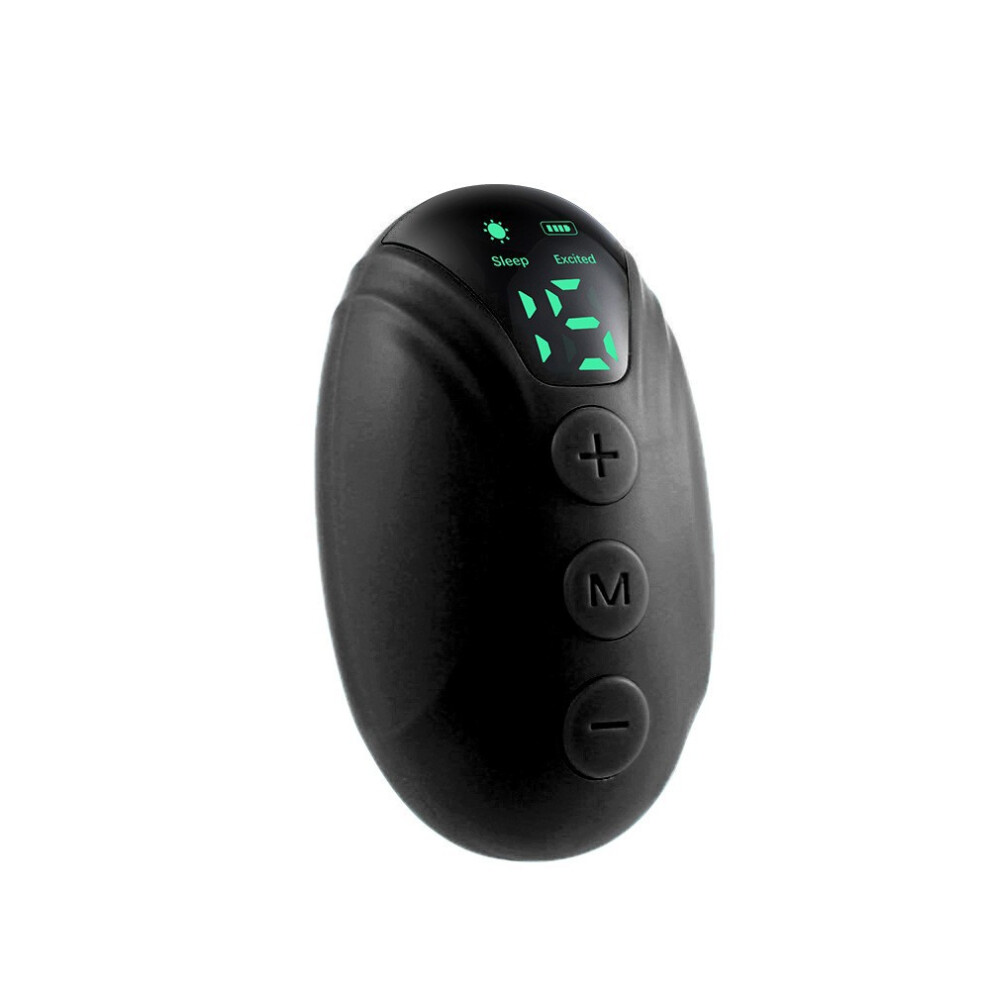 (black) Handheld pulse sleep aid, microcurrent hand soother, rechargeable, adjustable settings â bestselling model.