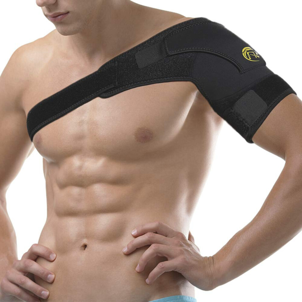 Adjustable Shoulder Brace and Rotator Cuff Support for Pain Relief, Compression Sleeve for Injury Recovery