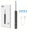 (C6 White + 8-piece set) High-definition visual ear pick with built-in phone light-up ear cleaning tool, ear cleaning marvel. 2