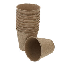 10pcs Biodegradable Paper Plant Pots for Seedlings, Eco Friendly Nursery Flower Pots for Gardening